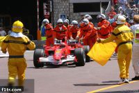 Schumacher Relegated to Rear of Grid