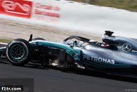 Mercedes Makes Cars Bend at Catalunya Turn Nine Flat Out