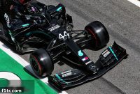 Hamilton penalized two points for Albon collision