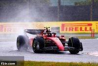 Sainz finds his comfort in the wet after Singapore’s pace struggles