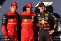 Sainz Secures Pole Verstappen Second After Leclerc Penalty