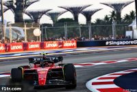 Sainz dominates Singapore practice with Ferrari hat-trick