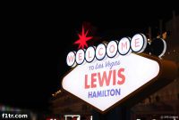 Hamilton Abandons Las Vegas Grand Prix Movie Scene Filming