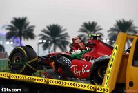 Leclerc Paces Chaotic P2, Sainz Crashes