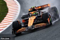 Norris tops turbulent FP1, Verstappen second