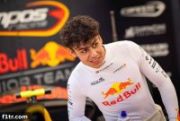 Red Bull Junior Lindblad Connects with Hamilton Over Shared Heritage