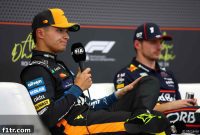 Norris Frustrated Behind Key Rival