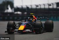 Hadjar Penalized for Floor Breach, Starts at Back of Grid